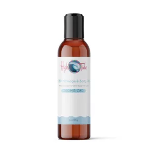 high tide massage and body oil