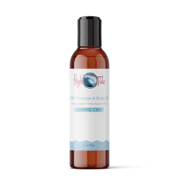 high tide massage and body oil